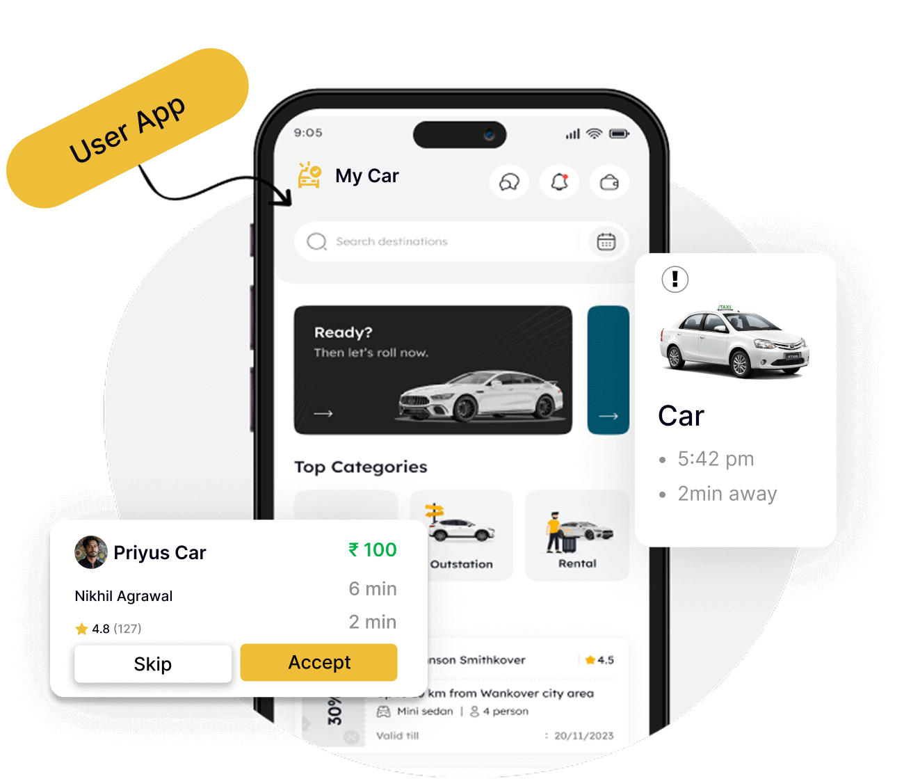 Customer App Features